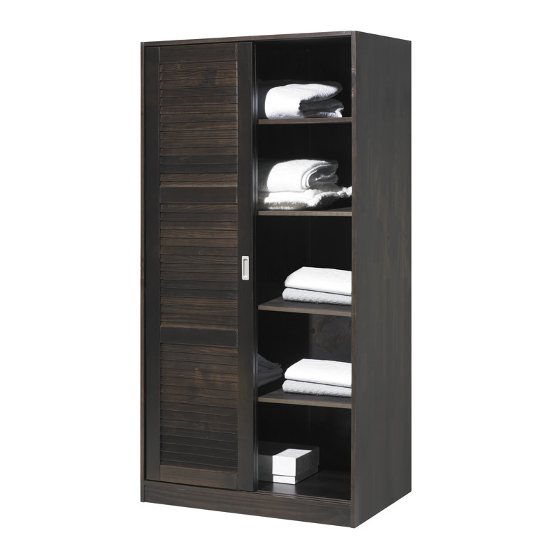 Winston Porter Pridemore Solid Wood Armoire & Reviews | Wayfair