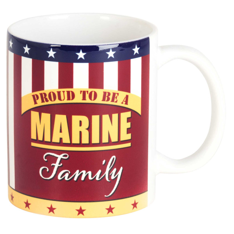 Tasse à café en céramique, Fière armée