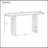Uniquely Designed Oak Veneer Console Table With Distinctive Side Shapes, Ideal For Modern Entryways And Hallways-289827573