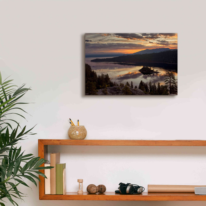 Emerald Bay - Photographie sur toile tendue, H 12 po x l 18 po x P 0,75 po