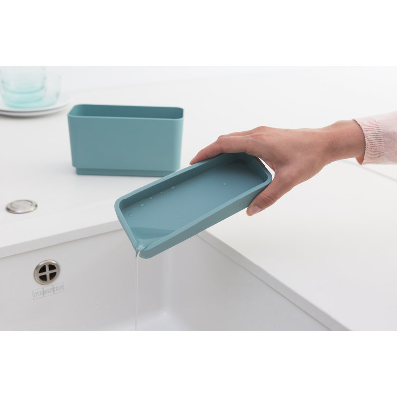 Brabantia Sinkside Plastic Caddy Organizer, Mint