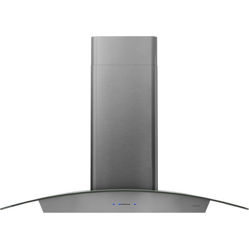 Hotte murale 30 pouces Zephyr Ravenna 600 CFM avec lumières DEL, Noir