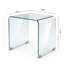 Table basse moderne en verre trempé Kerin
