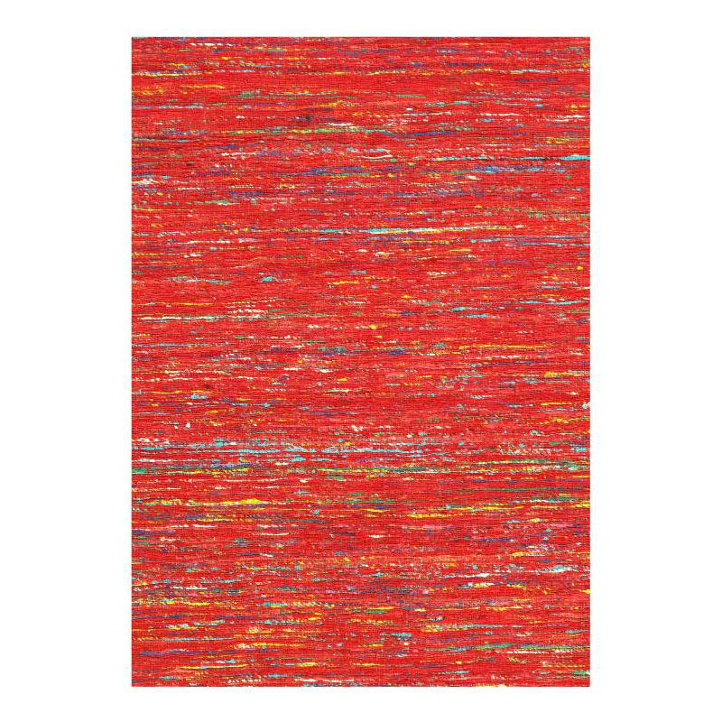 Soie contemporaine à tissage plat Sari 4 pi x 6 pi