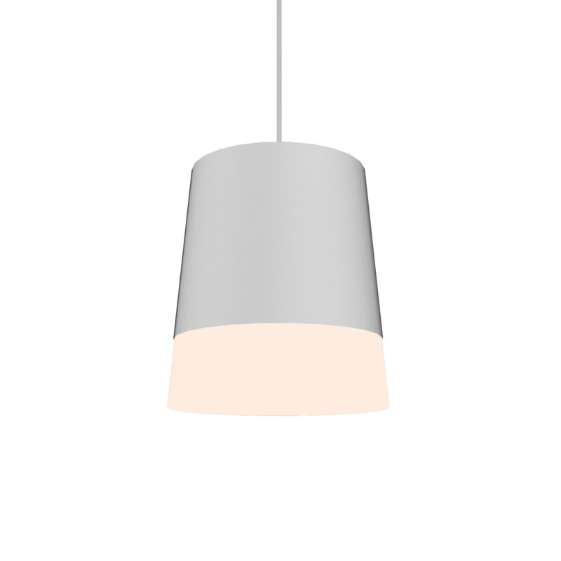 Cônico 1 - Light Pendant, Maple, Matte Black, 12.99" H x 10.83" W x 10.83" D
