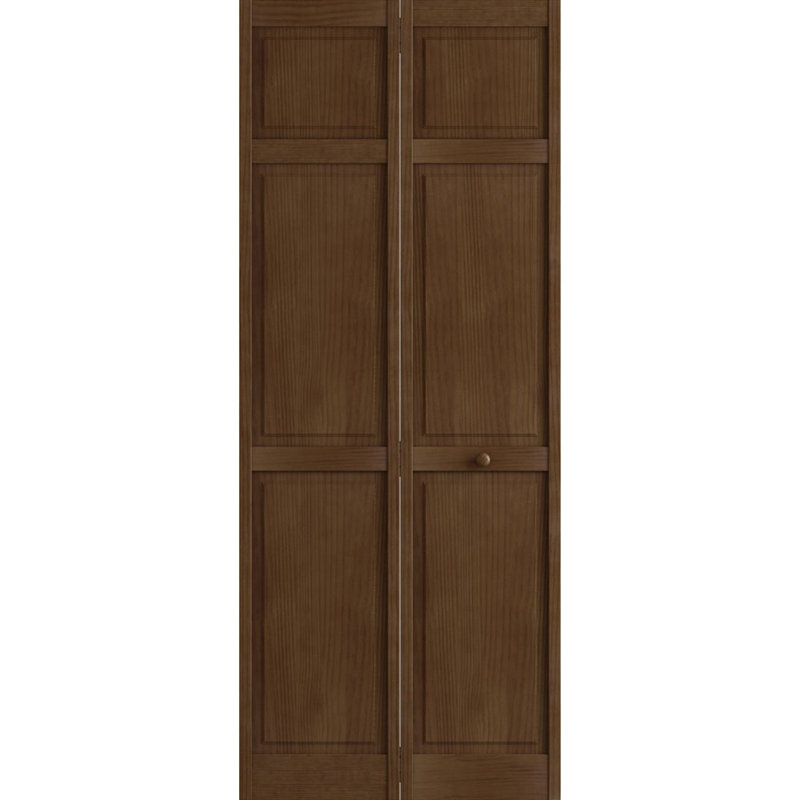 Porte pliante à panneaux en bois, 23,69 po x 78,75 po, Espresso