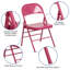 Chaise pliante en métal Oliverson-1629484461