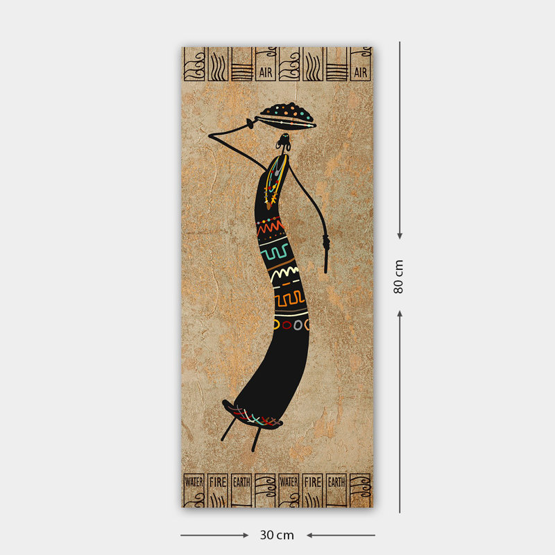 Stunning Decorative Canvas Painting, 11.8 x 31.5 inches | 100% Canvas Artwork, Framed with 100% Wooden Frame (Thickness: 1.6 inches) | Perfect for Home Decor, Living Room & Office, Elegant & Eye-Catching Design