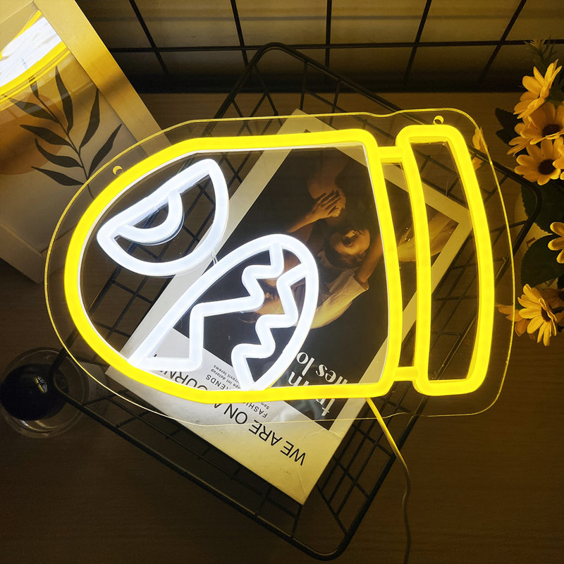 Enseigne lumineuse fantaisie Josiaah 7,87 po