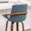 Swivel Upholstered Counter Stool-524958412-524958413