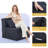 6 in 1 Convertible Folding Sofa Bed with Pillow,8 inches Thick High Density Foam Foldable Mattress,Single Sleeper Chair,Compression Packaging