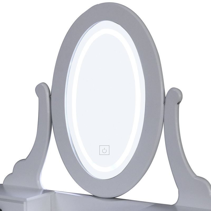 Ensemble coiffeuse avec tabouret et Miroir