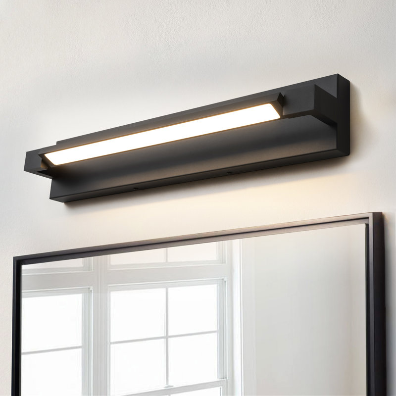 Polkville LED Armed Sconce, Matte Black