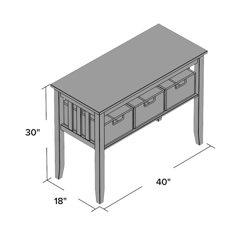 Apollonie 40'' Console Table