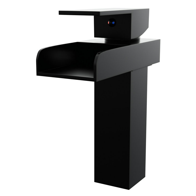 Robinet de salle de bain un trou Craven, Noir mat