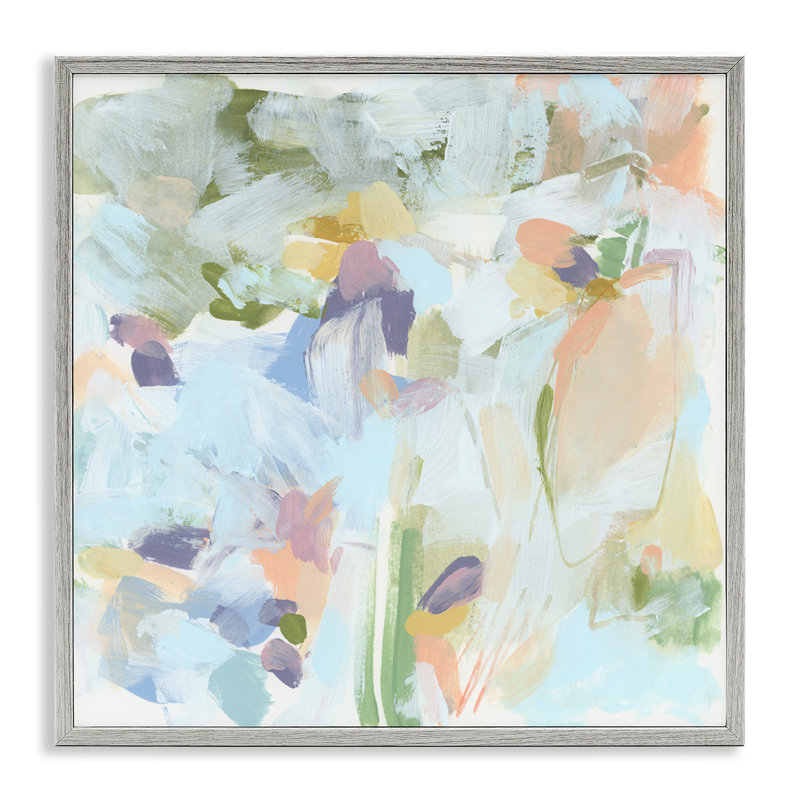 Arrangement pastel chaotique, estampe numérique par June Erica Vess, Estampe numérique Farmhouse, H 17 po x l 17 po