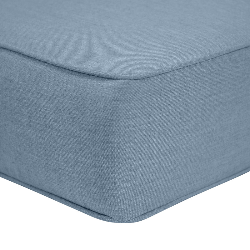 Outdoor Sunbrella® Seat/Back Cushion, Spectrum Denim