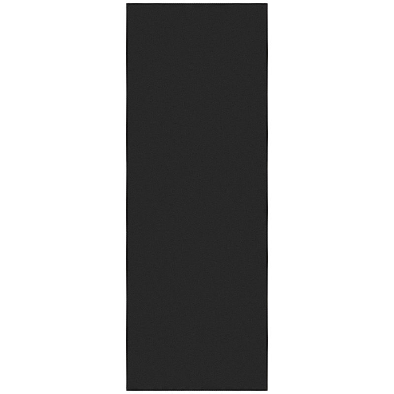 Indoor 1 ft. 10.5 in. x 14 ft. Black Non-Slip Hallway Runner Rugs For High Traffic, Pathways, Entrances, Runner 1' 11" x 14'