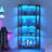 Glass Display Cabinet, 4-Tier Curio Cabinets with 3 Color Lights, Corner Curio Cabinets for Collectibles/Toys/Books, Storage Cabinets with Human Body Sensor & Charging Ports for Living Room-1309738816