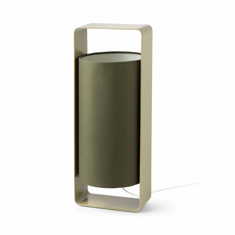 Lula Metal Lamp, Black/Beige, 40cm H x 16cm W x 15cm D