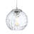 Koontz 1-Light Hammered Glass Globe Single Pendant -2112667086