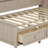 Daybed With Storage Shelves And 3 Drawers-1512725103