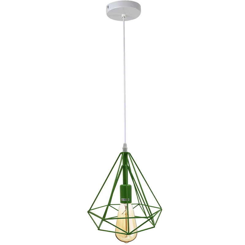 Hertford 1 - Light Single Pendant, Green