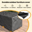 286cm Outdoor Patio Sectional Cover