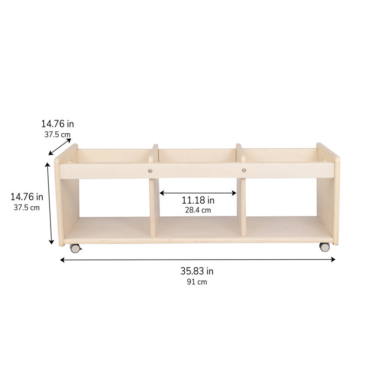 Centre de rangement mobile pour tout-petits H 12 po - RTA, Non