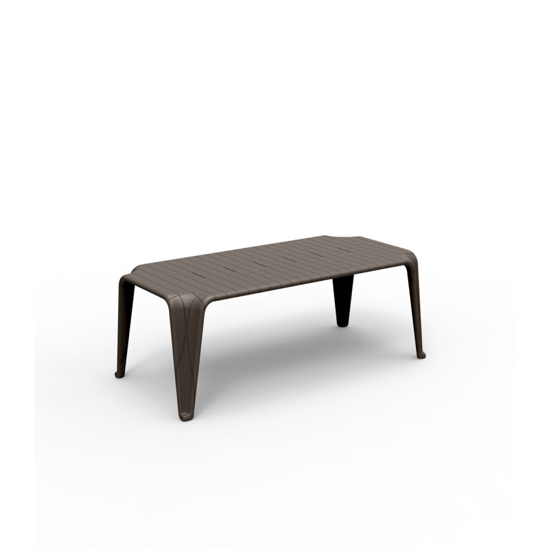 Plastic Side Table, Taupe