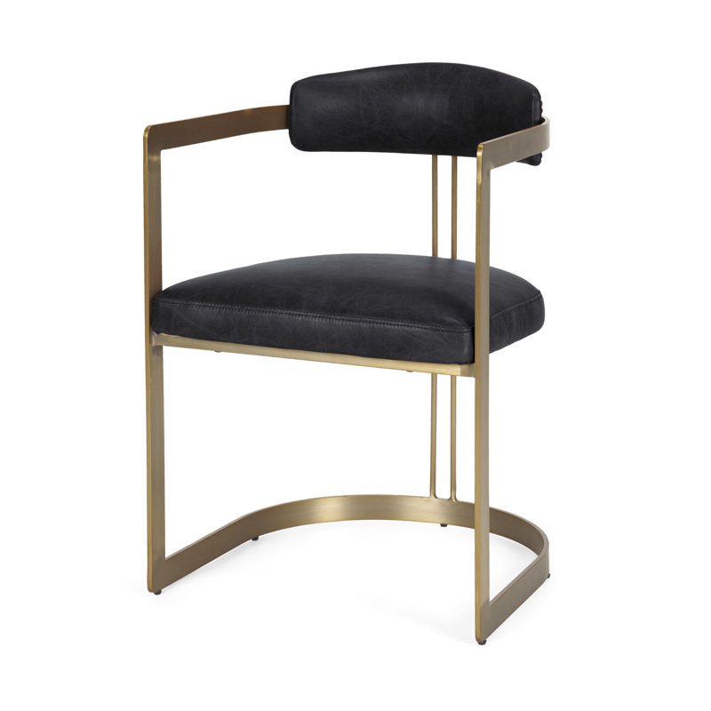 Hoskins I Arm Chair, Ebony Black