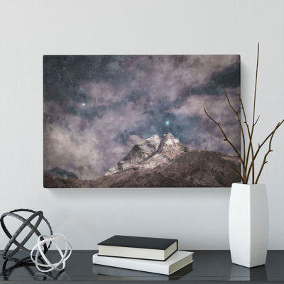 Stars Above The Himalayas - Wrapped Canvas Print