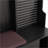 Hall Tree with Coat Rack, Removable Linen Bench, Storage &amp; DIY Pegboard | Black | MDF+Iron-34826947