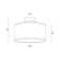 Doce Fabric Flush Mount