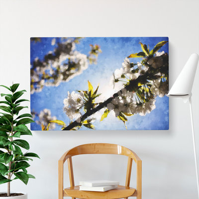 White Cherry Blossom Vol.1 - Wrapped Canvas