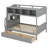 Bunk Bed With Shelfs,Storage Staircase And 2 Drawers-352795713