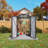 5X3 Ft Metal Outdoor Storage Shed, Tool Shed With Peaked Roof Waterproof, Lockable Door Compact Metal Tool Shed For Garden, Backyard, Patio, Sundries And Bike Storage, Gray