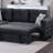 Convertible Sectional Sofa Pull out Bed-830446100