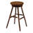 Fireside Lodge Hickory Log Swivel Counter Stool - Wood Seat - Cinnamon-2082294154