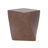 Charming Lightweight Concrete End Table With Abstract Twisted Cube Design