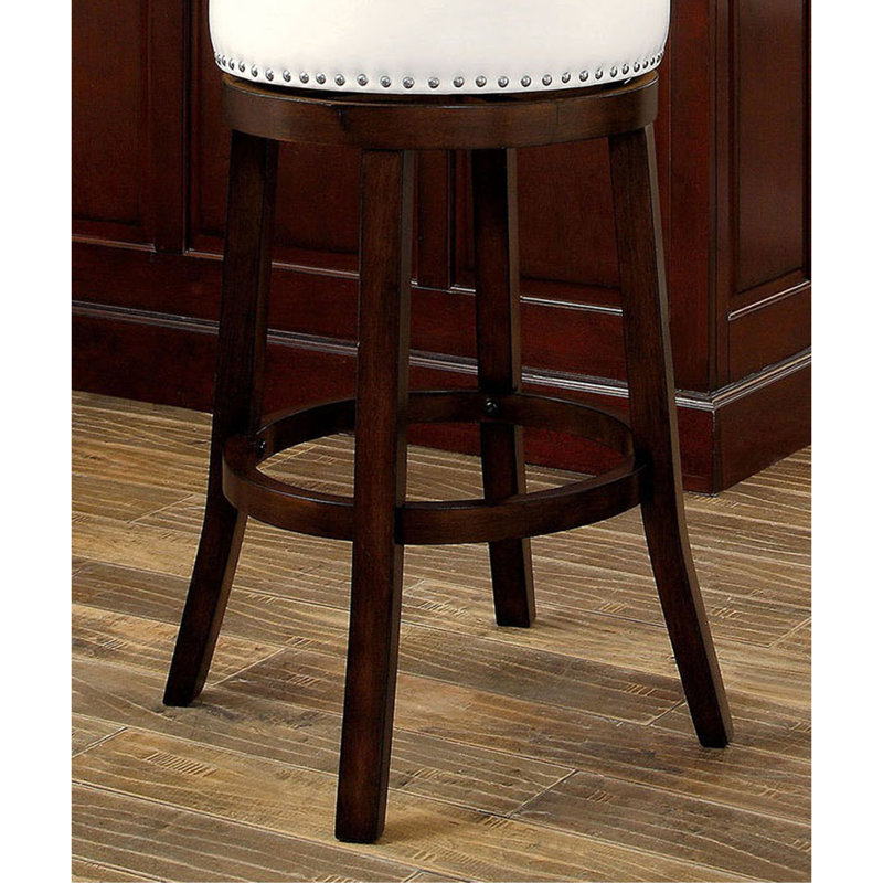 Kaelia Millner Swivel Bar & Counter Stool, White, Bar Stool (29" Seat Height)