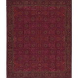 Hand-Knotted High-Quality Red Area Rug