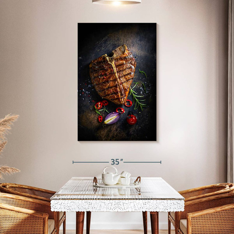 Yarlin Grilled T-Bone Steak, 48" H x 32" W