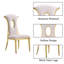 Chaise d'appoint en velours Kiplyn-1095345801