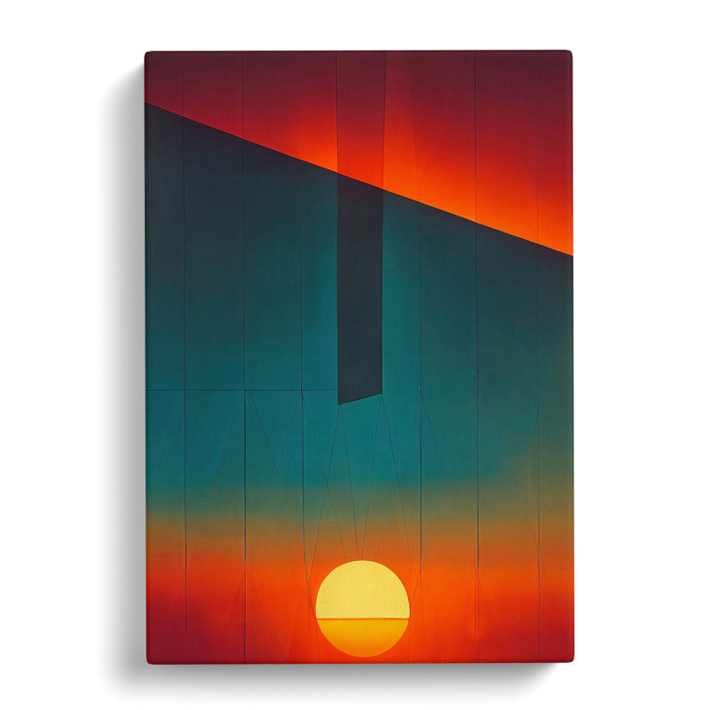 Boundless Sunset - Print, Wrapped Canvas, 50cm H x 35cm W x 3cm D, No Matte