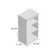 Modular Storage 21.38" W Shelving Unit with 3 Shelves