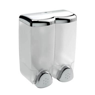 simplehuman Triple Wall-Mount Shampoo and Soap Dispenser in