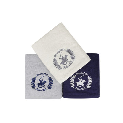 Ensemble de serviettes à main 100% coton 3 pièces Franky