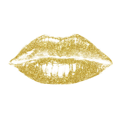 " Glitter Lips II " by Studio W Painting Print