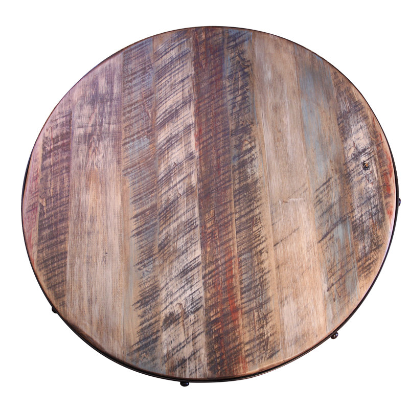 Eraldo Round Solid Wood Dining Table